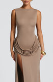 Bruna Maxi Dress - Stone