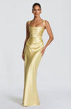 Calanthe Maxi Dress - Lemon