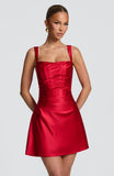 Calanthe Mini Dress - Red