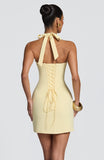 Cassia Mini Dress - Lemon