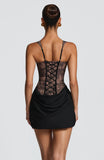 Cornelia Mini Dress - Black Lace