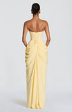 Cyra Maxi Dress - Lemon