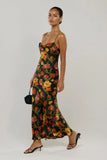 Margot Cowl Neck Maxi Dress in Harvest