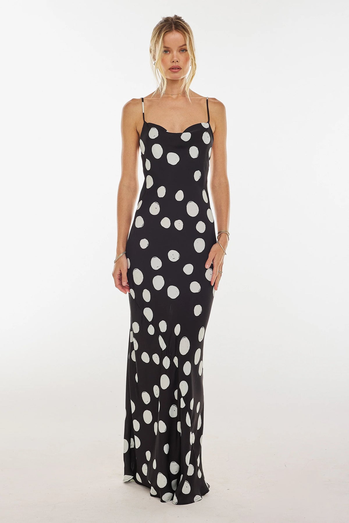 Margot Cowl Neck Maxi Dress in Vogue
