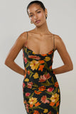 Margot Cowl Neck Maxi Dress in Harvest