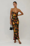 Margot Cowl Neck Maxi Dress in Harvest