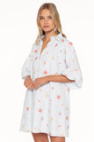 Doran Mini Dress - Blue Garden Stripe