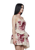 Bleeding Heart Mini Dress with Blood Choker