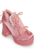 Bisou Baby Platform Heels - Pink