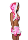 Y2K Runway Pink Santa Costume