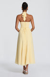 Hayden Midi Dress - Lemon