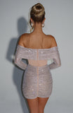 Hydra Mini Dress - Nude