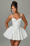 Josie Mini Dress - White
