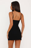 Lucky Pick Mini Dress Black