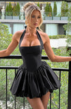 Maricia Mini Dress - Black