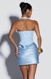Nour Mini Dress - Glacier Blue