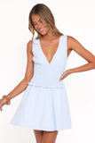 Marline Mini Dress - Blue Stripe