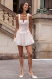 Orlinda Mini Dress - Pink