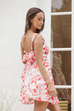 Sloan Mini Dress - Red Print