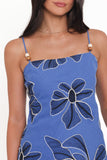 Tigris Mini Dress - Blue Floral