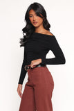 Cer Knit Top - Black