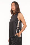 Coleman Side Slit Top - Black