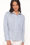 Jackson Button Up Shirt - Blue Stripe