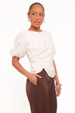 Laurel Puff Sleeve Top - Ivory
