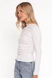 Nissa Long Sleeve Top - White