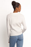Zocco Long Sleeve Knit Top - Cream