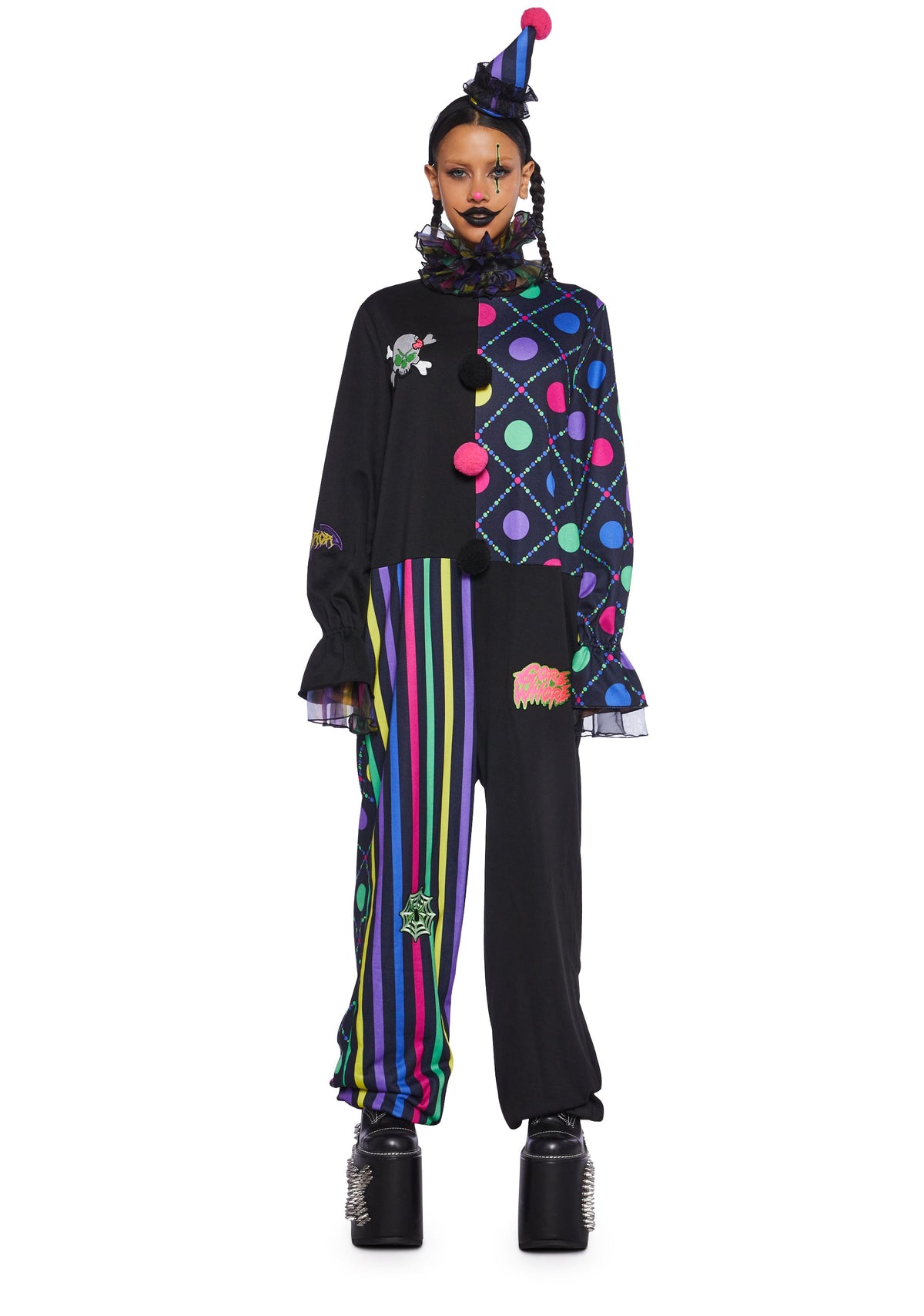 Graffiti Giggles Clown Costume