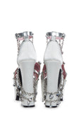 Royal Charm Peep Toe Heels