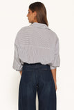 Elva Oversized Shirt - Black Stripe