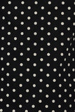 Rosemarie Strapless Top - Black Dot