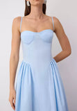 Trendyol Pink A-Line Poplin Woven Midi Dress